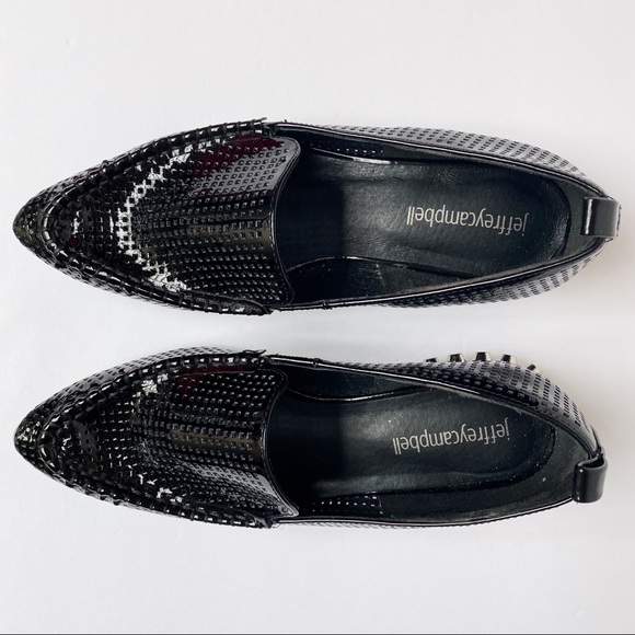 jeffrey campbell barnett studded loafers